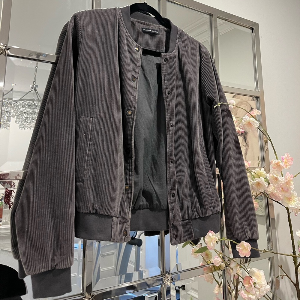 BRANDY MELVILLE CORDUROY BOMBER